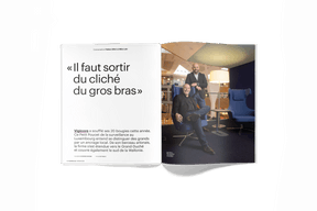 Fabian Gillet et Mike Larhs: «Il faut sortir du cliché du gros bras» (Photo: Guy Wolff/Maison Moderne)
