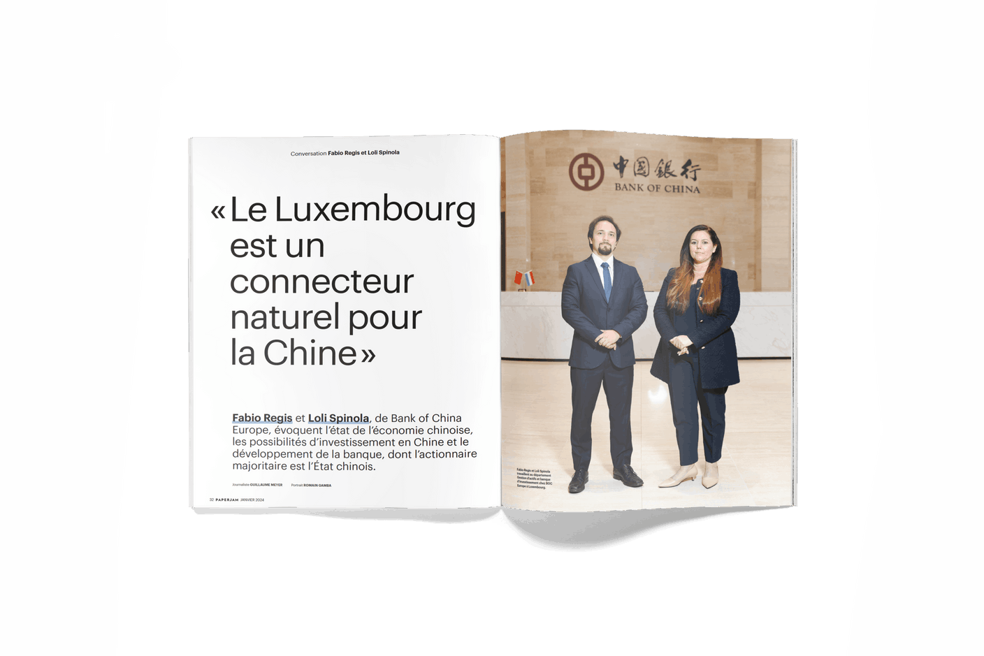 Fabio Regis et Loli Spinola: «Le Luxembourg est un connecteur naturel pour la Chine» (Photo: Romain Gamba/Maison Moderne)