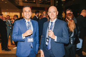 Baher Elaidy and Emmanuel Mareschal (EY Luxembourg). (Photo: Julian Pierrot/Paperjam)