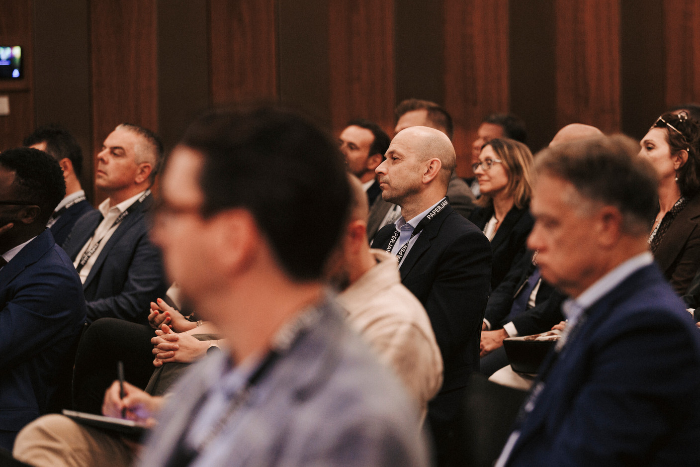 The CFO panel “How CFOs Are Steering Growth and Transformation in an Uncertain World” took place on 22 September 2026 at EY Luxembourg. (Photo: Julian Pierrot/Paperjam)