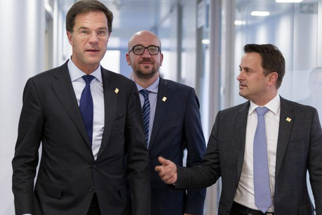 Les trois pays fondateurs du Benelux partagent aussi une même couleur politique à la tête de leur gouvernement respectif. (Photo: SIP)