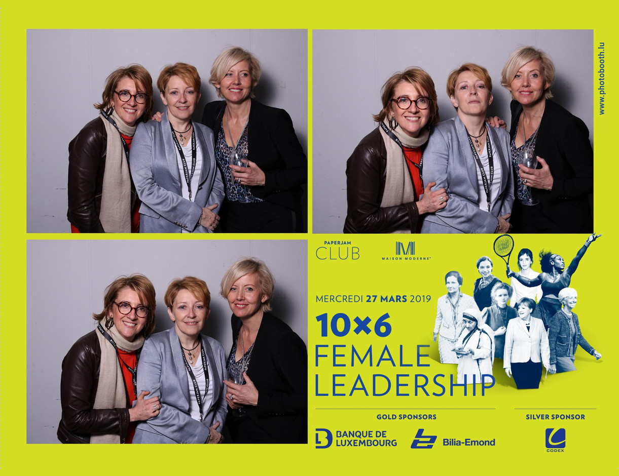 Christine Fornaroli (ILM), Anne Canel (HLD Europe) et Viviane Clauss (Banque de Luxembourg) (Photo: Photobooth.lu)