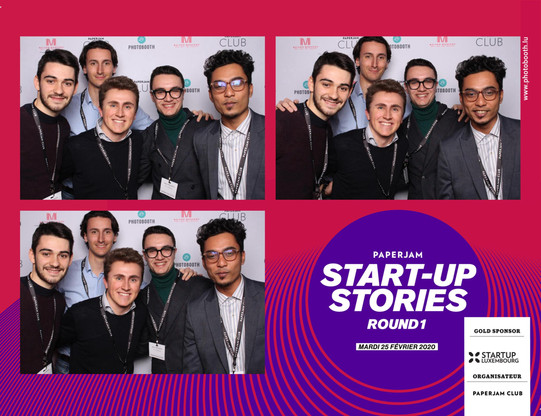 Thibault Passaba (à gauche) et Marco Vecchiato (au centre), PwC. (Photo: photobooth.lu)