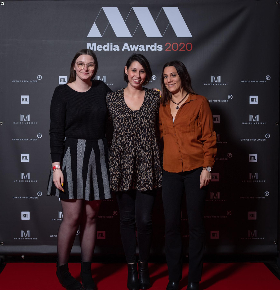 Madison Merra, Jennifer Caprasse et Amélie Decher (CK groupe) (Photo: Nader Ghavami)