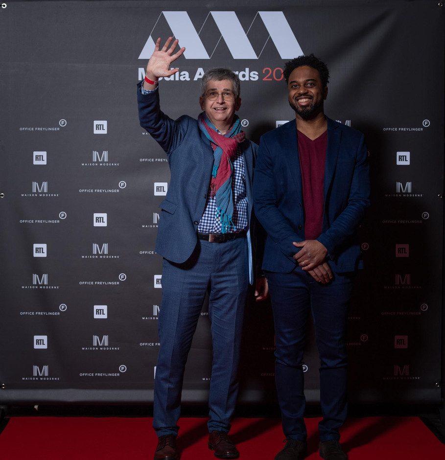 Luc Wagner et Fabien Madimba (Agence luxembourgeoise d'action culturelle asbl) (Photo: Nader Ghavami)