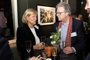 Marie-Christine Lambin (Bolero Capital), Jacques Bossuyt (JB Fund Selector). Photo: Guy Wolff/Maison Moderne