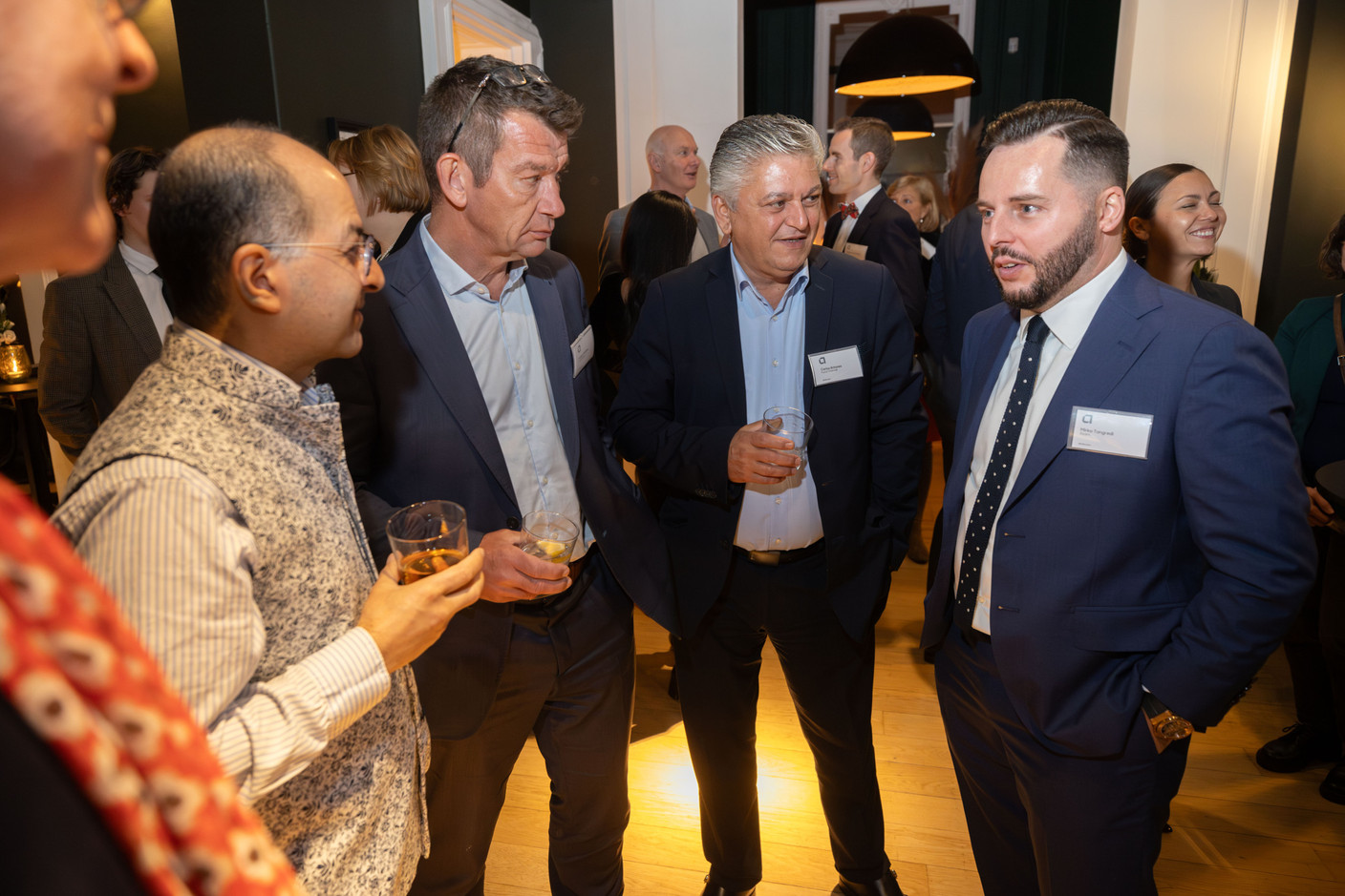 Piyush Unalkat (European Investment Fund), Frédéric Wattiaux (Fund Channel), Carlos Antunes (Fund Channel), Mirko Tangrod (ifsam). Photo: Guy Wolff/Maison Moderne