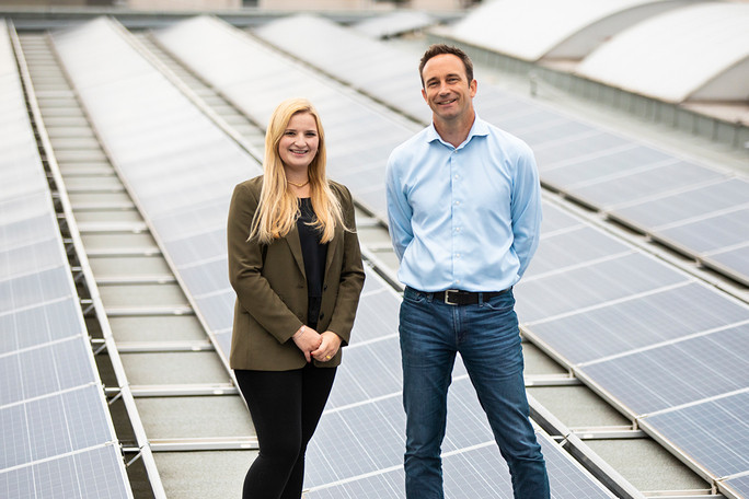 Charlotte Remy-Ehlinger, Administratrice, et Xavier Struyven, Directeur Opérationnel et Administrateur, Schuler Energies Renouvelables.  Maison Moderne