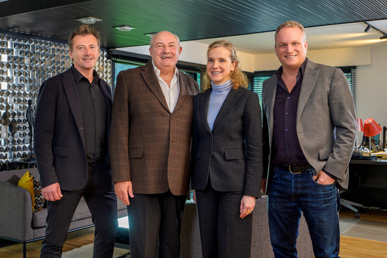 Laurent Cherpion, Serge Cherpion, Nathalie Calle and Pascal Mean of the PME Assistance/DCA/DTAX group.  (Photo: Pia Group Belux)