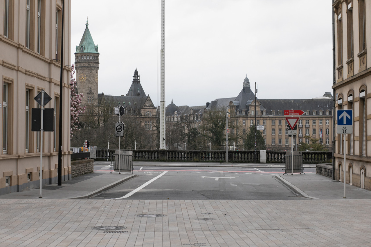 Malgré deux mois et demi de confinement au printemps 2020, le Luxembourg parvient à limiter le recul de sa croissance sur l’ensemble de l’année. (Photo: Matic Zorman/archives Maison Moderne)