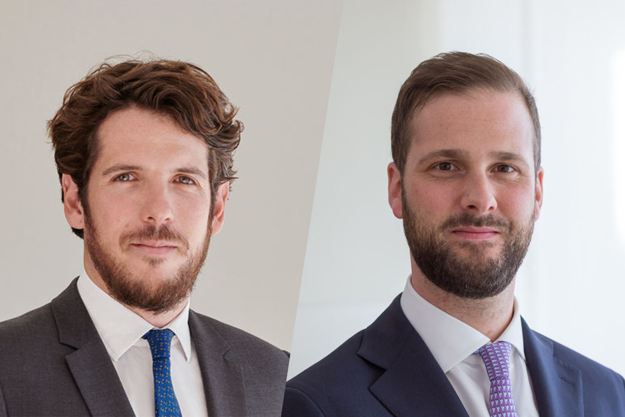 Nicolas Thomas (left) is thematics principal at Pictet Asset Management; Pierre Stadler (right) is head of thematics, private equity. Photos: Pictet Group / Sabine Senn. Montage: Maison Moderne.