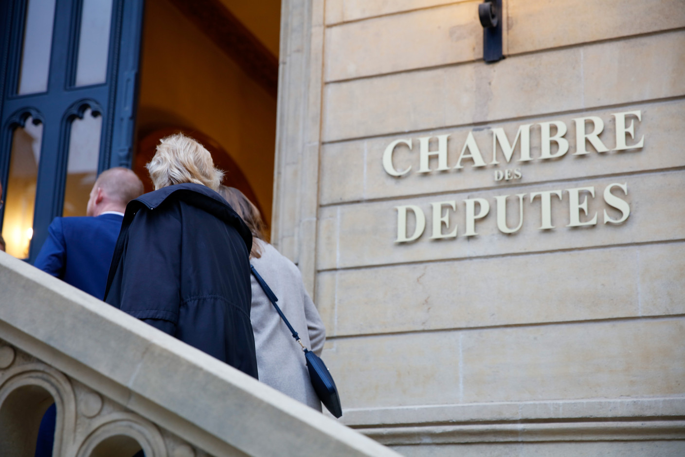 La Chambre des députés, située rue du Marché-aux-Herbes, reprend du service, après la parenthèse liée à la crise sanitaire. (Photo: Romain Gamba/Maison Moderne)