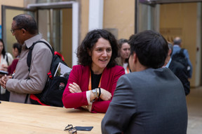 Attendees during the European Microfinance Week, 15 November 2023. Photo: Romain Gamba / Maison Moderne