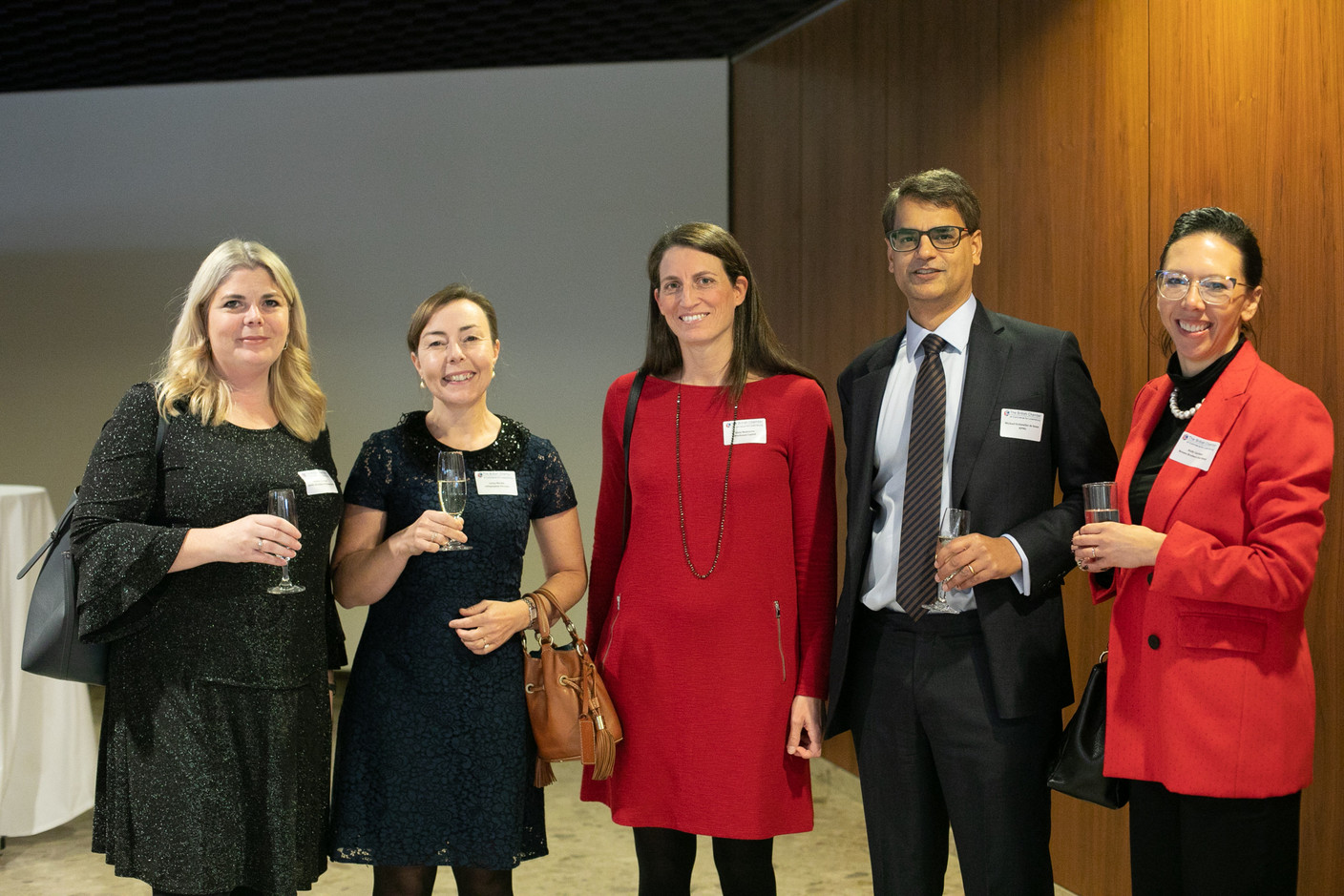 Rowena Giordina, Savills Investment Management (on left), Lorna Mackie, independent director (second from left), Michael Eichmüller, KPMG (second from right), Holly Gardner, Brown Brothers Harriman (on right). Photo: Matic Zorman / Maison Moderne