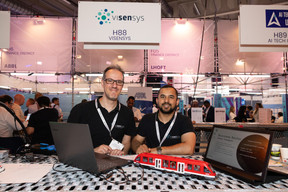 Visensys were among the 100 startups represented at “The Hive” startup section at Nexus2050, seen here on 26 June 2024. Photos: Eva Krins, Marie Russillo and Romain Gamba