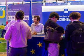 The European Commission stand at Nexus2050. Photos: Eva Krins, Marie Russillo and Romain Gamba