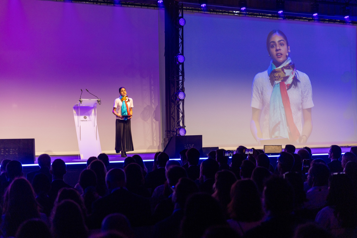 Avanti Sharma (Workshop4Me) at the opening ceremony, 26 June 2024. Photos: Eva Krins, Marie Russillo and Romain Gamba