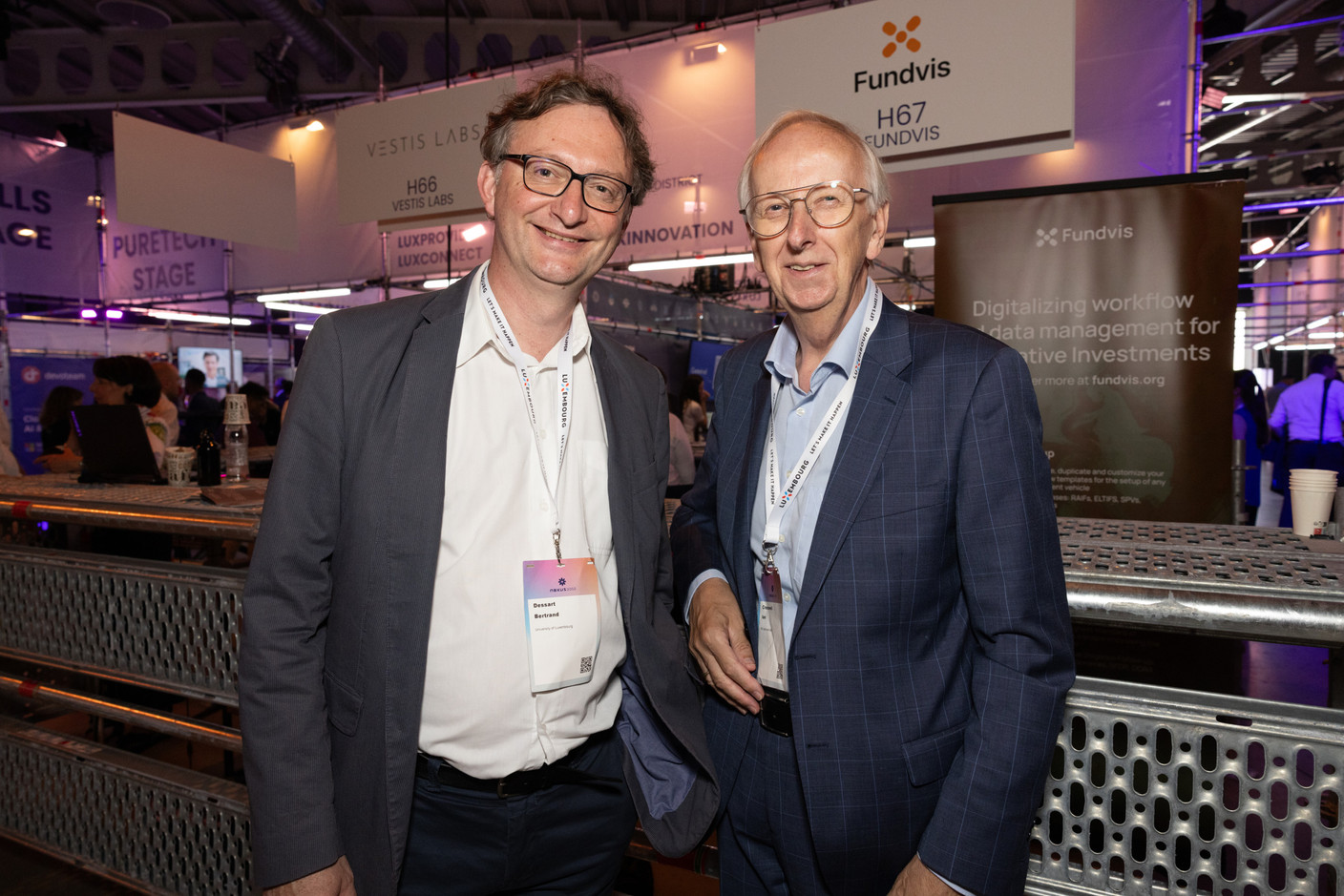 Bertrand Dessart (Uni) and Ian Cresswell (R3i Ventures). Photos: Eva Krins, Marie Russillo and Romain Gamba