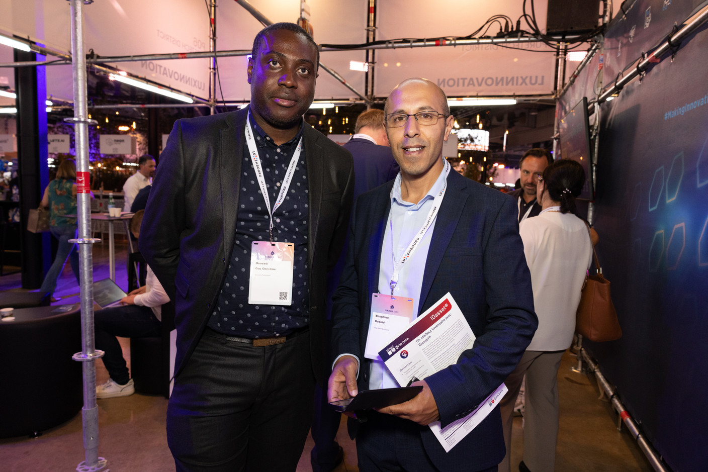 Guy Christian Munsadi (Solution Talenteed) and Rachid Bouglime (Talenteed Solutions). Photos: Eva Krins, Marie Russillo and Romain Gamba