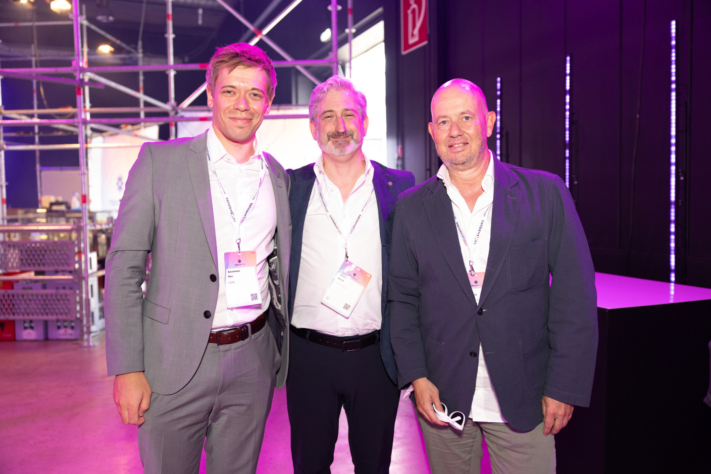Max Spielmann (CGPD), David Shrier (Visionary Future LLC) and Jean-Louis Schiltz (Schiltz & Schiltz). Photos: Eva Krins, Marie Russillo and Romain Gamba