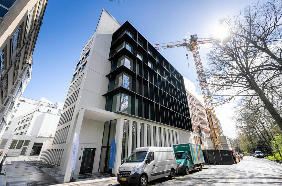 The Prince building has been completed and delivered to its owner, Monceau Assurances. Photo: Eaglestone