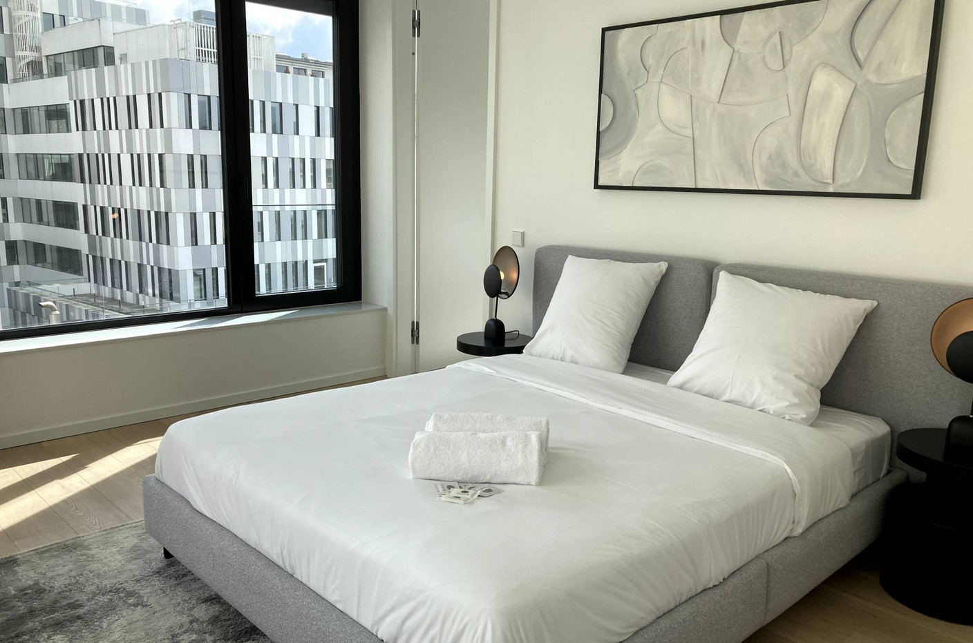 The decor is simple and contemporary. Photo: Paperjam.lu