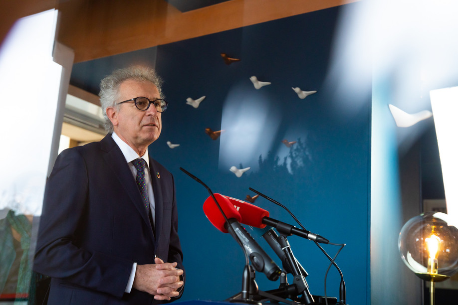 Pierre Gramegna’s candidancy to head the Kirchberg-based European Stability Mechanism was formally withdrawn on 20 September 2022. Library photo: Matic Zorman/Maison Moderne