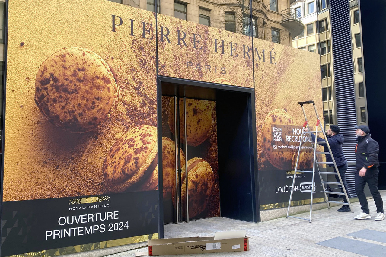 La boutique Pierre Hermé ouvrira dans quelques mois au Royal Hamilius. (Photo: Céline Coubray/Maison Moderne)