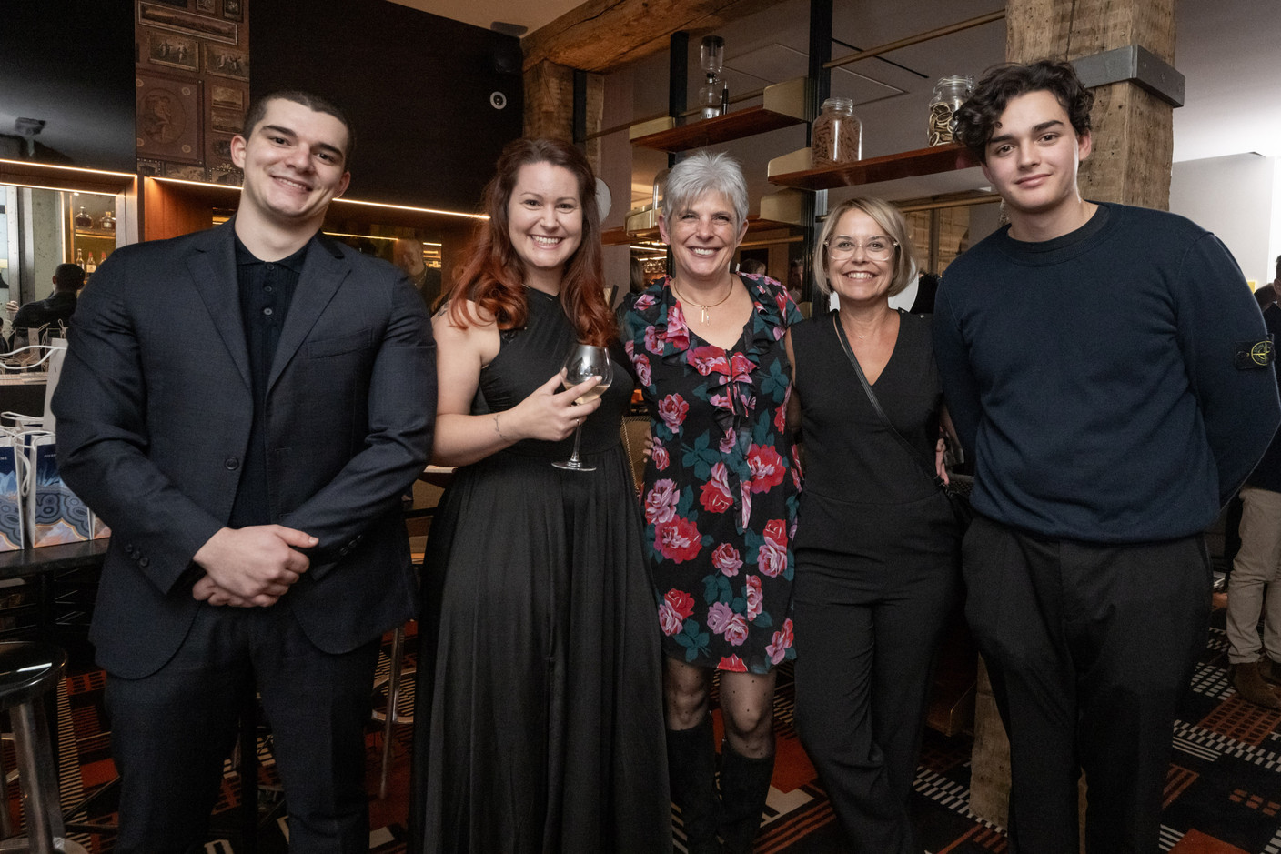 The Luxembourg team of the Pierre Hermé boutique, led by Mattéo Cambou (left) at the official inauguration of the Pierre Hermé boutique in Luxembourg City, which took place at the Hôtel Place d’Armes, 24 October 2024. Photo: Nader Ghavami