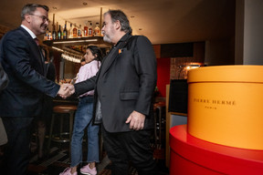 Xavier Bettel (ministre des Affaires étrangères) et Pierre Hermé (Pierre Hermé). (Photo: Nader Ghavami)