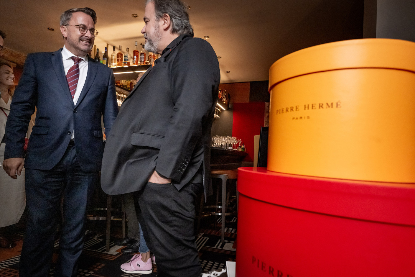Xavier Bettel (Ministre des Affaires étrangères) et Pierre Hermé (Pierre Hermé) (Photo: Nader Ghavami)