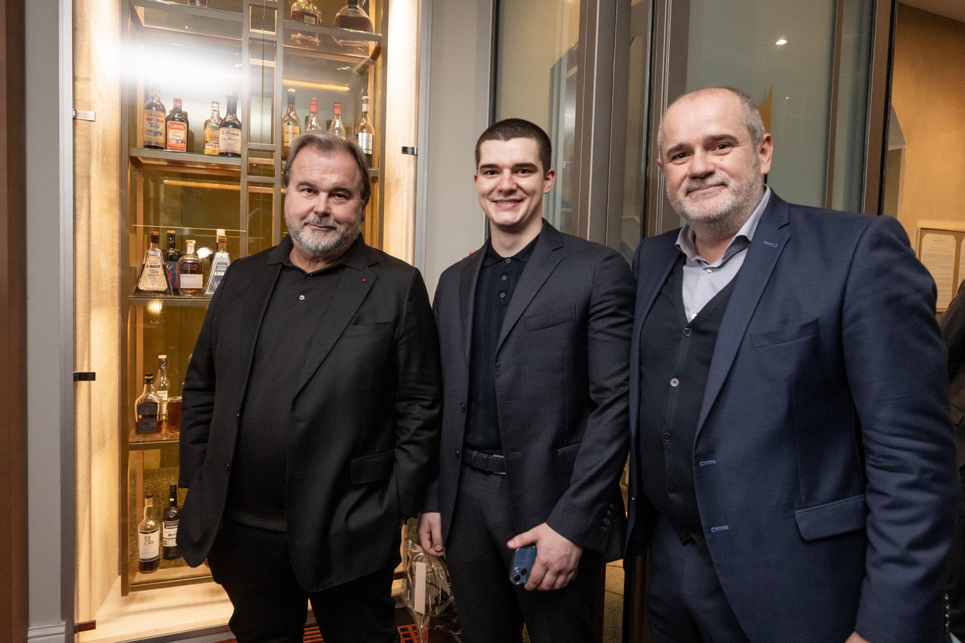 Pierre Hermé (Pierre Hermé), Mattéo et Stéphane Cambou. (Photo: Nader Ghavami)