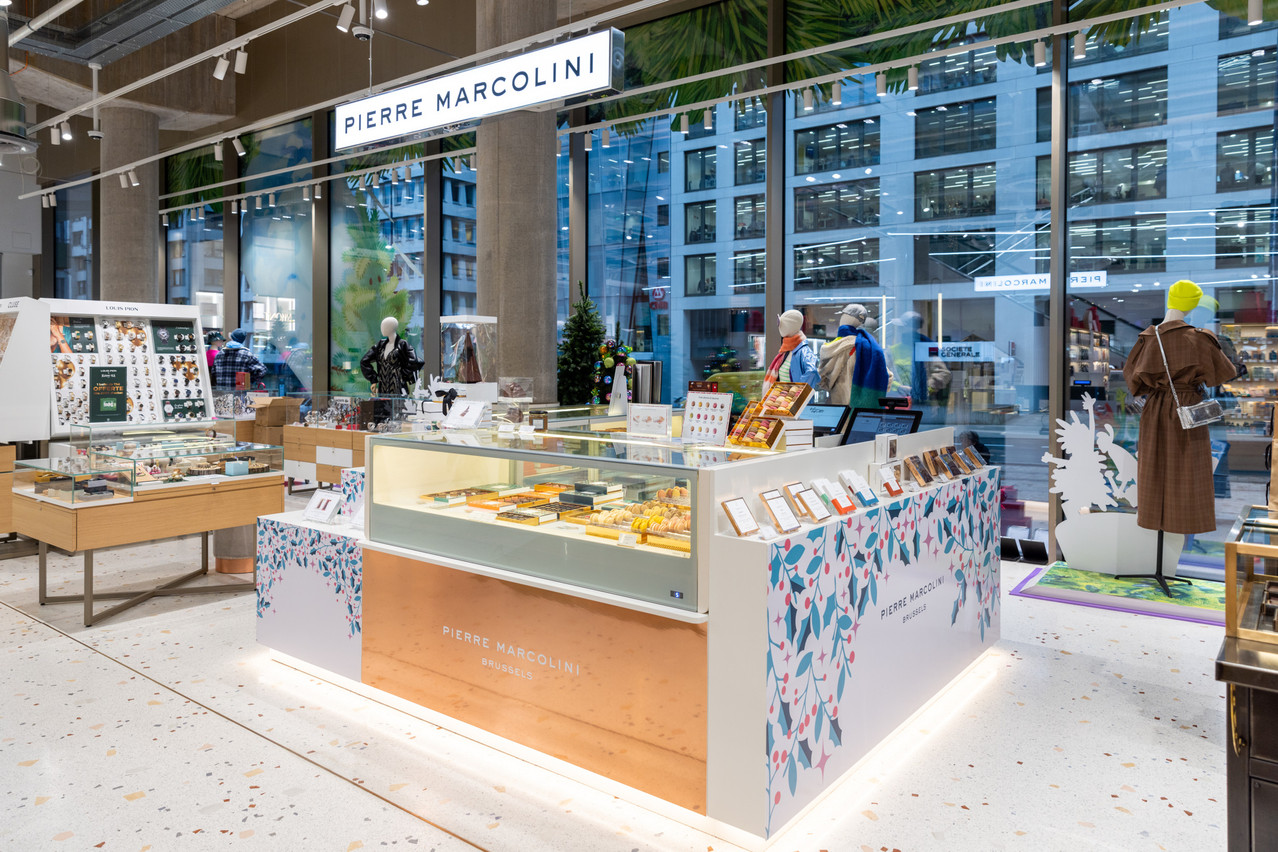 Pierre Marcolini was already present at Galeries Lafayette in Paris. Commenting on his arrival to the Luxembourg shop, the chef says: “They trusted us and we are very happy to be here.” (Photo: Romain Gamba/Maison Moderne)