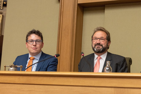 Le Piratepartei de Sven Clement et l’ADR de Gast Gibéryen ne collaboreront plus au sein d’un groupe technique. (Photo: Charles Caratini pour la Chambre des députés)