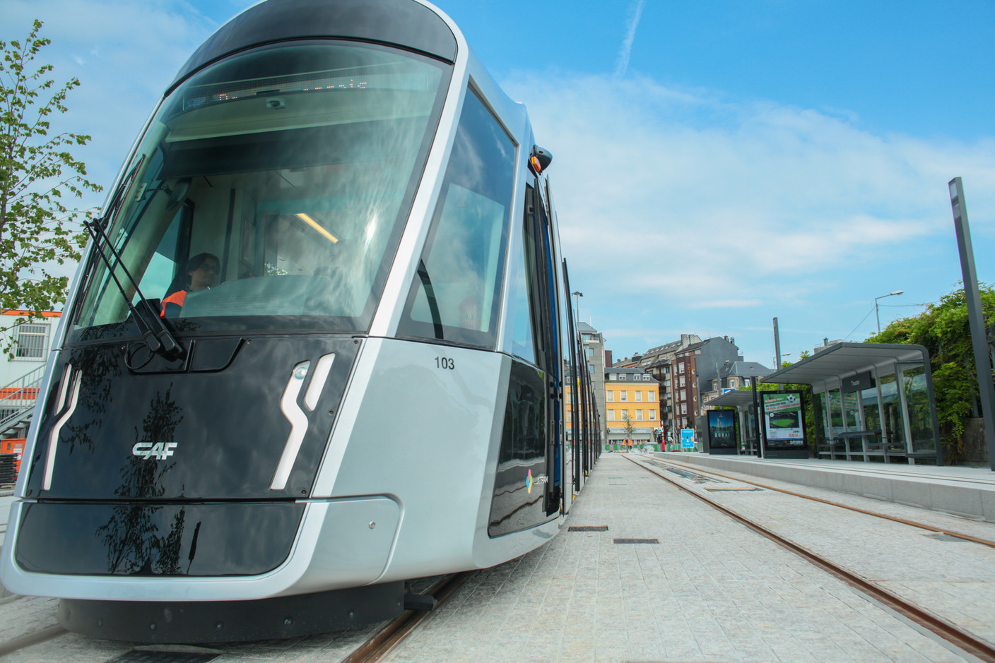 Le tramway luxembourgeois devrait connaître sa prochaine extension d’ici la fin de l’année en arrivant à la gare.  (Photo: Matic Zorman/Maison Moderne)