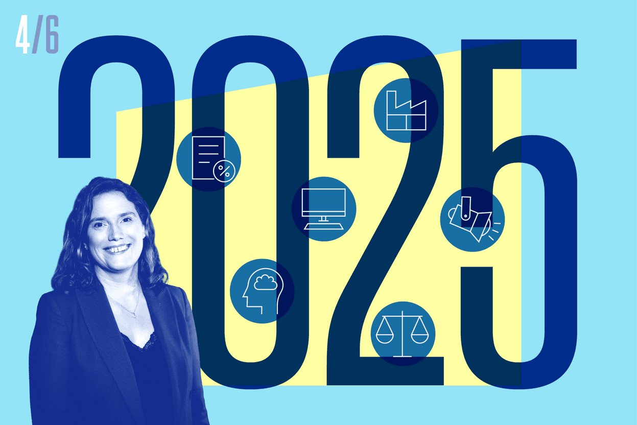 Muriel Morbé (Directrice Talents & Skills de la Chambre de Commerce et CEO de la House of Training) présente le nouveau catalogue de formation). Illustration: (Maison Moderne), Photo: (House of Training)