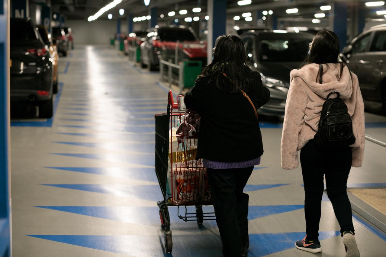 Utiliser le parking du centre commercial du Kirchberg deviendra payant pour les salariés à compter de janvier, une mesure qui fâche le syndicat OGBL. (Photo: Matic Zorman/Maison Moderne/Archives)