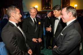 On the right, Luc Decker, Consul General in New York, and HRH Grand Duke Guillaume. (Photo: LACC)