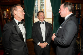 On the right, Ed Morgan, CEO of Plastipak, and HRH Grand Duke Guillaume. (Photo: LACC)