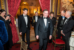 Luc Decker, Consul General in New York, and HRH Grand Duke Guillaume. (Photo: LACC)