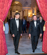 Luc Decker, Consul General in New York, and HRH Grand Duke Guillaume. (Photo: LACC)