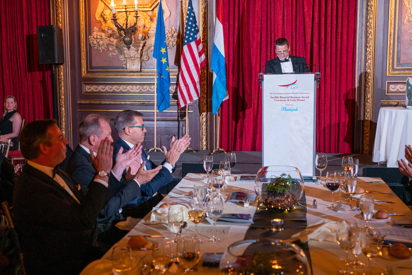 The Luxembourg American Business Award was presented on Tuesday 14 April in New York, in the presence of HRH Grand Duke Guillaume, as part of the 2026 edition. (Photo: LACC)