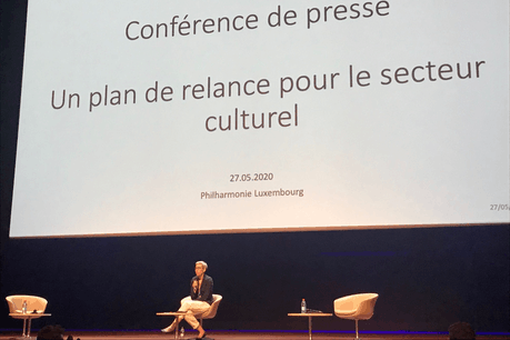 «Nous traversons une période dure, avec des conséquences à long terme», résume la ministre de la Culture, Sam Tanson. (Photo: Paperjam)