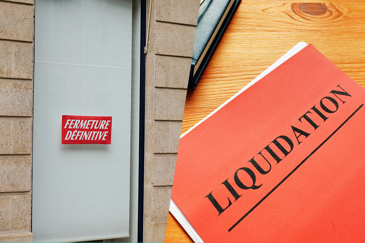 Depuis le début de l’année, 287 entreprises ont été déclarées en faillite et 312 ont été liquidées. (Photos: Shutterstock/Montage: Maison Moderne)