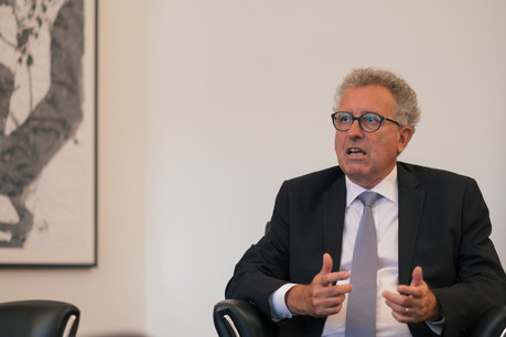 Pierre Gramegna dit retrouver des eaux plus calmes au niveau des finances publiques. (Photo: SG9LU/archives)