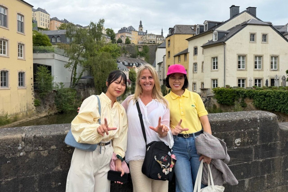 From left to right: Huynh Thi Van Anh, Vicki Sorg, and Vu Thi Nga from World Vision Viet Nam. (Photo: PM-International)