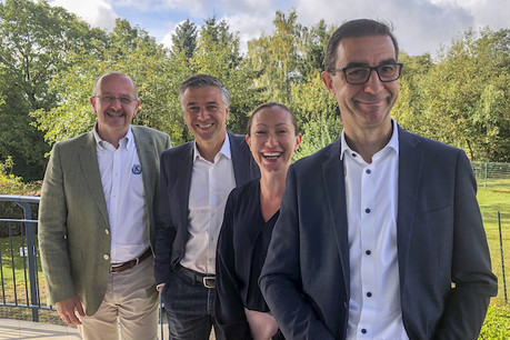 L'équipe de VISTIM et de Microtis se sont alliées pour proposer un service innovant de gestion RH externalisée. Photo : Microtis