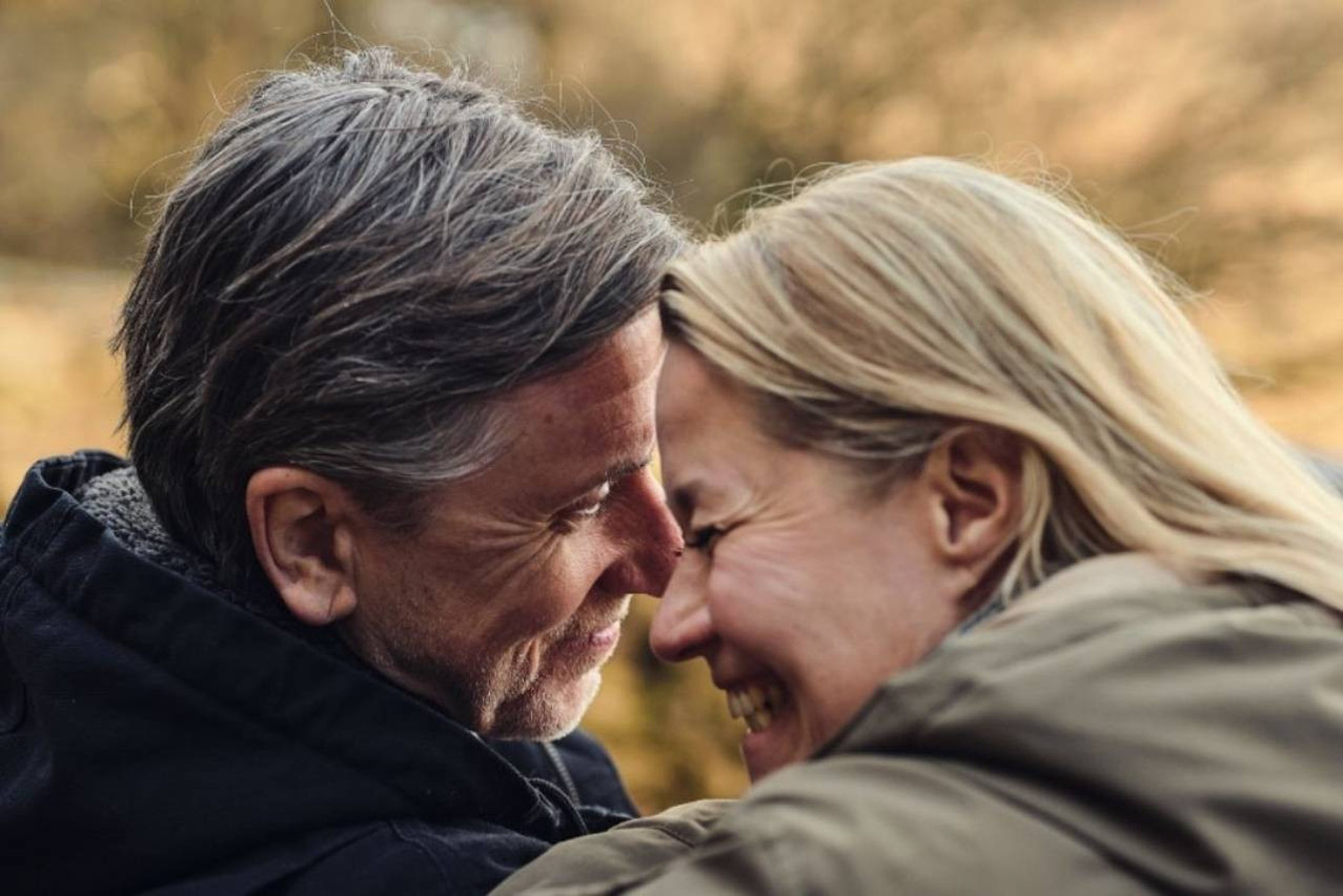 Tim Roth and Trine Dyrholm on the poster for the film “Poison.” Désirée Nosbusch says she had “a lucky star” during the shoot. “At times everything seemed impossible, then suddenly the sky would open up and the light would arrive at just the right moment.” Photo: Deal Productions