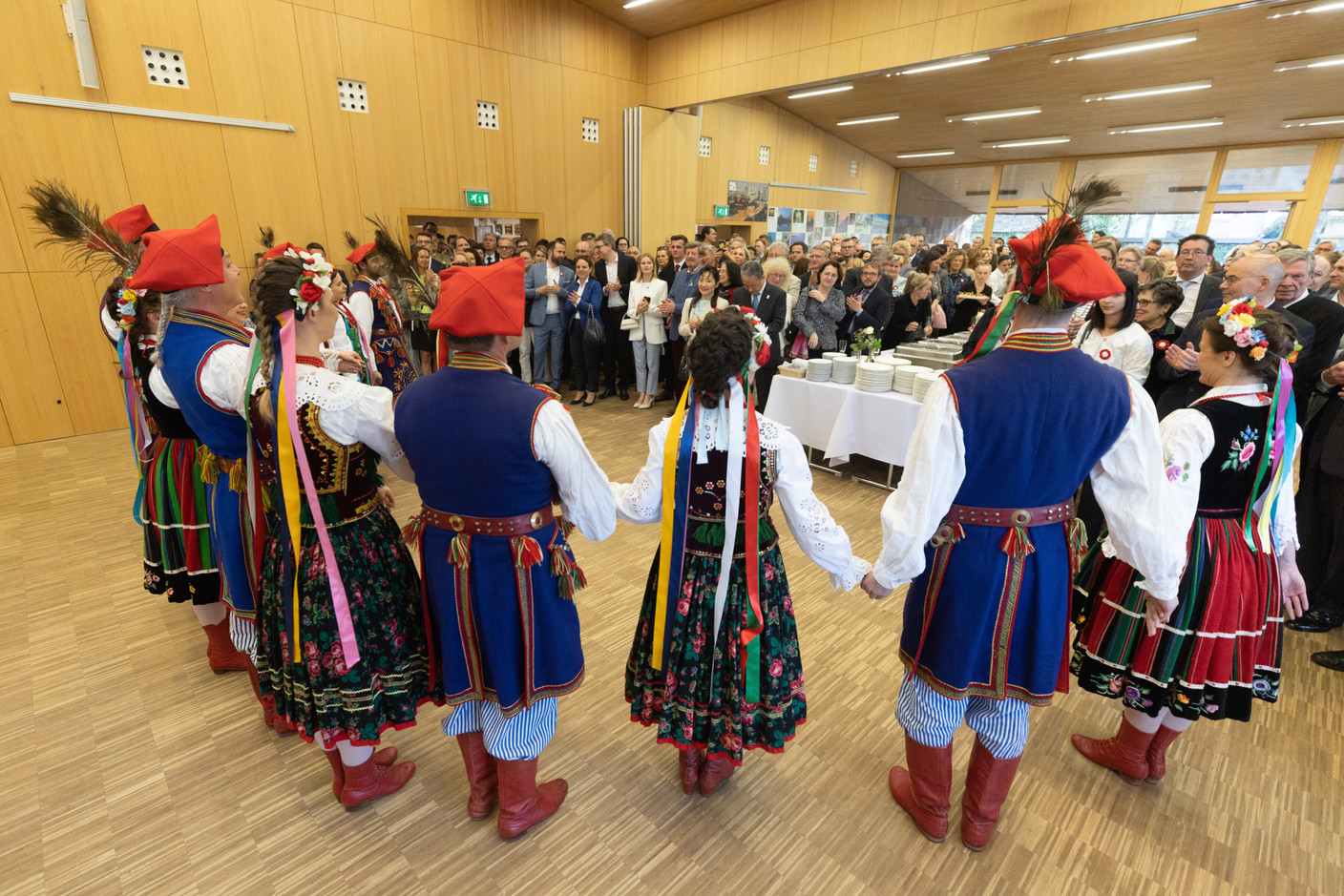 The 3rd May Constitution Day event featured a traditional Polish dance. Photo: Guy Wolff/Maison Moderne
