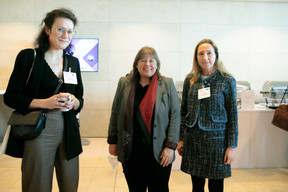 Sarah Noville, Zeidler Group; Corinne Lamesch, Association of the Luxembourg Fund Industry and Fidelity International; Illa Molnar, British embassy in Luxembourg. Photo: Matic Zorman